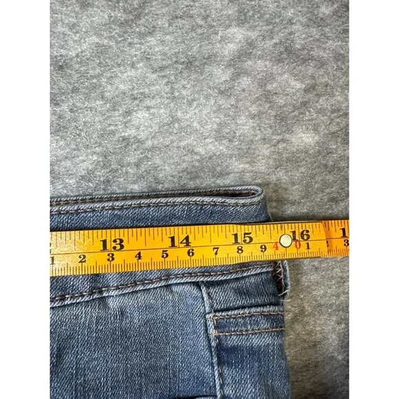 Jessica Simpson Jeans Size 8 Womens Stretch Mid-rise Blue Straight leg inseam 28 - Picture 7 of 8